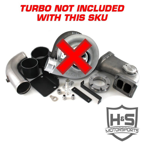 H&S Motorsports Single Turbo Kit (W/O Turbo) (2008-2010) - Ford 6.4L OSTS | OSTSAZ Turbos