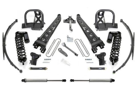 Fabtech 08-10 Ford F250/350 4WD 8in Radius Arm System w/DL 4.0 Coilovers & Rear DL Shocks