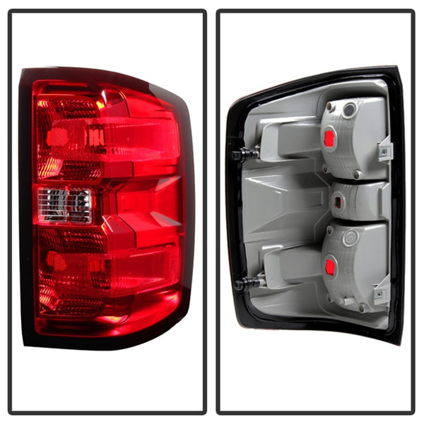 Xtune Chevy Silverado 2014-2016 Passenger Side Tail Lights - OEM Right  ALT-JH-CS14-OE-R