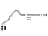 aFe Power 15-16 Ford F250/F350 6.7L Diesel Rebel XD 4in 409 SS DPF-Back Exhaust System - Black Tips