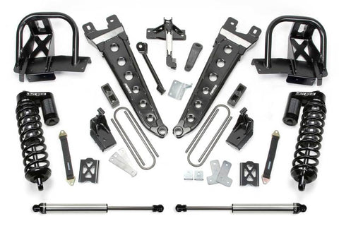Fabtech 08-10 Ford F250 4WD 6in Radius Arm System w/DL 4.0 Coilovers & Rear DL Shocks