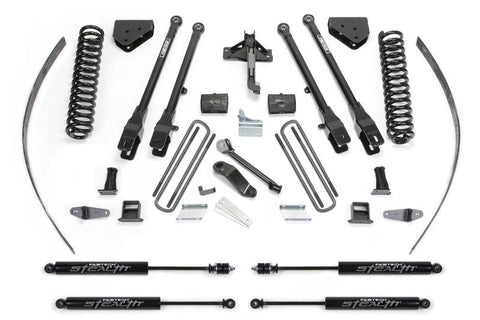 Fabtech 08-16 Ford F250 4WD w/Overload 8in 4 Link System w/Stealth Shocks