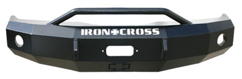 Iron Cross 97-02 Dodge Ram 2500/3500 (Non Sport) Heavy Duty Push Bar Front Bumper - Gloss Black
