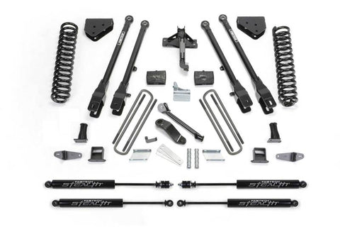 Fabtech 08-10 Ford F450/F550 4WD 6in 4 Link System w/Stealth Shocks