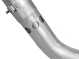 aFe Large Bore-HD 4in 409 Stainless Steel DPF-Back Exhaust w/Black Tip 15-16 Ford Diesel V8 Trucks