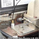 Glow Shift Boost Gauge Bolt Adapter (1998.5-2007) - Dodge 5.9L 24V OSTS | OSTSAZ Interior