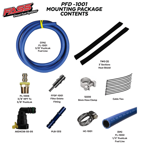 FASS 11-19 Ford Powerstroke Filter Delete Kit