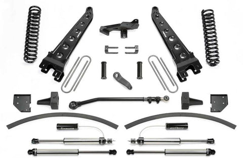 Fabtech 17-20 Ford F250/350 4WD Diesel 8in Radius Arm System w/DL 2.25 Resi Shocks & Rear DL Shocks