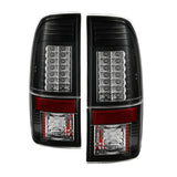 Spyder Ford Super Duty 08-16 Version 2 LED Tail Lights Black ALT-YD-FS07-LED-G2-BK