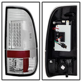 Spyder Ford Super Duty 08-16 LED Tail Lights Chrome ALT-YD-FS07-LED-C