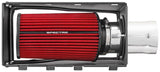 Spectre 11-14 Ford F-Series SD V8-6.7L DSL Air Intake Kit - Polished w/Red Filter