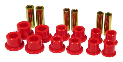 Prothane 99-04 Ford F250/350 SD 2/4wd Front Leaf Spring Bushings - Red