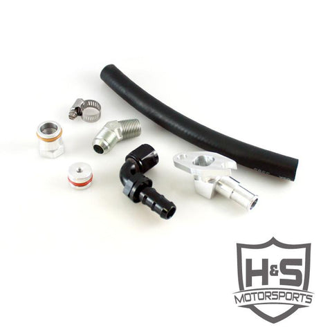 H&S Motorsports Universal Turbo Oil Drain Kit (2008-2010) - Ford 6.4L OSTS | OSTSAZ Turbo Accessories
