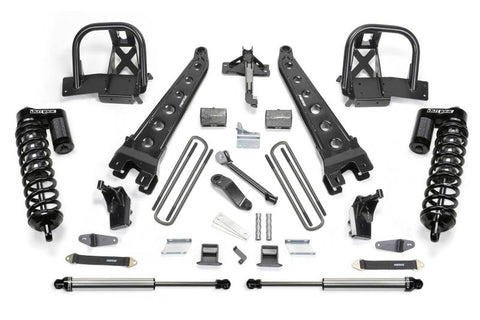 Fabtech 11-16 Ford F250 4WD 6in Radius Arm System w/DL 4.0 Coilovers & Rear DL Shocks