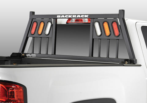 BackRack 17-21 Ford F250/350/450 (Aluminum Body) Three Light Rack Frame Only Requires Hardware
