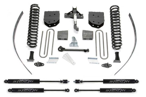 Fabtech 08-16 Ford F250 4WD w/Overload 8in Basic System w/Stealth Shocks