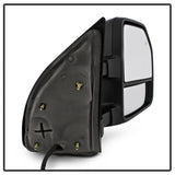 xTune 17-19 Ford F-250 SD Heated Adj LED Signal Power Mirror - Smoke (MIR-FDSD08S-G4-PW-SM-SET)