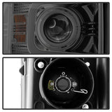 Spyder Chevy Silverado 14-16 2500 HD Projector Headlights Light Bar DRL Smke PRO-YD-CSHD14-LBDRL-SM