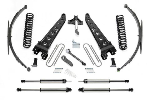 Fabtech 08-16 Ford F250/350 4WD 8in Radius Arm System w/DL Shocks