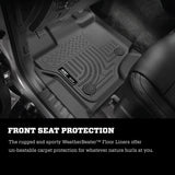 Husky Liners 2017 Ford Super Duty (Crew Cab / Super Cab) WeatherBeater Black Front Floor Liners