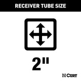 Curt 08-10 Ford F-250/F-350/F-450/F-550 Super Duty & Cab/ Front Trailer Hitch