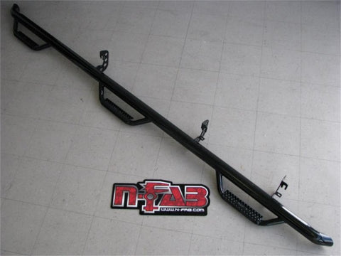N-Fab Nerf Step 10-17 Dodge Ram 2500/3500 Mega Cab 6.4ft Bed - Gloss Black - Bed Access - 3in
