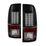 Spyder Ford Super Duty 08-16 Version 2 LED Tail Lights Black ALT-YD-FS07-LED-G2-BK