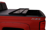Lund 99-17 Ford F-250 Super Duty Styleside (6.8ft. Bed) Hard Fold Tonneau Cover - Black