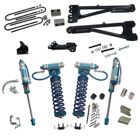 0810 FORD F250/F350 SUPER DUTY 4WD DIESEL 6IN LIFT KIT W/REP RADIUS ARMS KING COILOVERS/REAR SHOCK