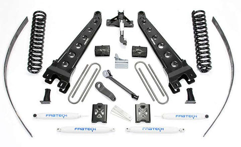 8IN RAD ARM SYS W/COILS & PERF SHKS 0507 FORD F250 4WD W/FACTORY OVERLOAD