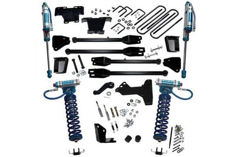 0507 FORD F250/F350 SUPER DUTY 4WD DIESEL 6IN LIFT KIT W/A 4 LINK CONVERSION/KING COILOVER/SHOCKS