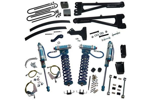 0810 FORD F250/F350 SUPER DUTY 4WD DIESEL 8IN LIFT KIT W/REP RADIUS ARMS KING COILOVERS/REAR SHOCK