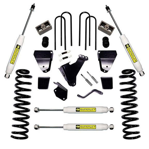 0507 FORD F250/F350 SUPER DUTY 4WD DIESEL 4IN LIFT KIT W/4 LINK CONVERSION W/FOX 2.0 SERIES SHOCKS