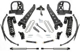 Fabtech 11-16 Ford F250/350 4WD 8in Radius Arm System w/DL Shocks 4.0 Coilovers & Rear DL Shocks