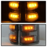 xTune Ford Superduty 08-14 F250-F550 Amber LED Mirror Signal Lens - Smoke ACC-LED-FDSD08-MR-SM