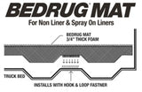 BedRug 2017+ Ford F-250/F-350 Super Duty 6.5ft Short Bed Mat (Use w/Spray-In & Non-Lined Bed)