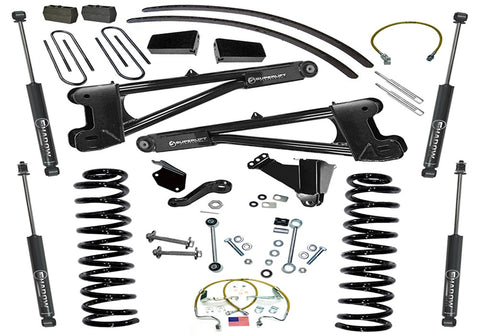 0507 FORD F250/F350 SUPER DUTY 4WD DIESEL 8IN LIFT KIT W/REP RADIUS ARMS/SUPERLIFT SHOCKS