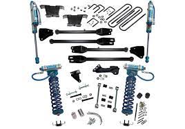 0810 FORD F250/F350 SUPER DUTY 4WD DIESEL 4IN LIFT KIT W/A 4 LINK CONVERSION/KING COILOVERS/SHOCKS
