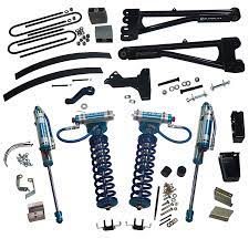 1116 FORD F250/F350 SUPER DUTY 4WD DIESEL 8IN LIFT KIT W/REP RADIUS ARMS KING COILOVERS/REAR SHOCK