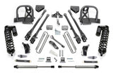Fabtech 08-10 Ford F450/F550 4WD 6in 4 Link System w/DL 4.0 Coilovers & Rear DL Shocks