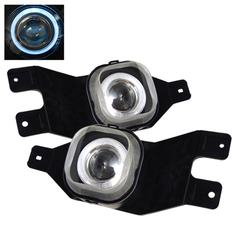 Spyder Ford F250/F350 99-04/Excursion 00-05 Halo Projector Fog Lights w/swch Clear FL-P-FF25001-HL