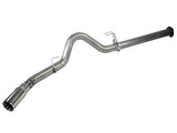 aFe LARGE Bore HD Exhausts DPF-Back SS-409 EXH DB Ford Diesel Trucks 11-12 V8-6.7L (td)